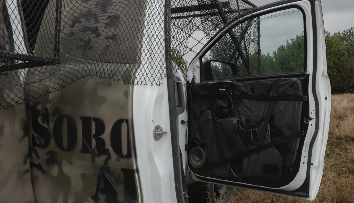 Ford Ranger protection doors open