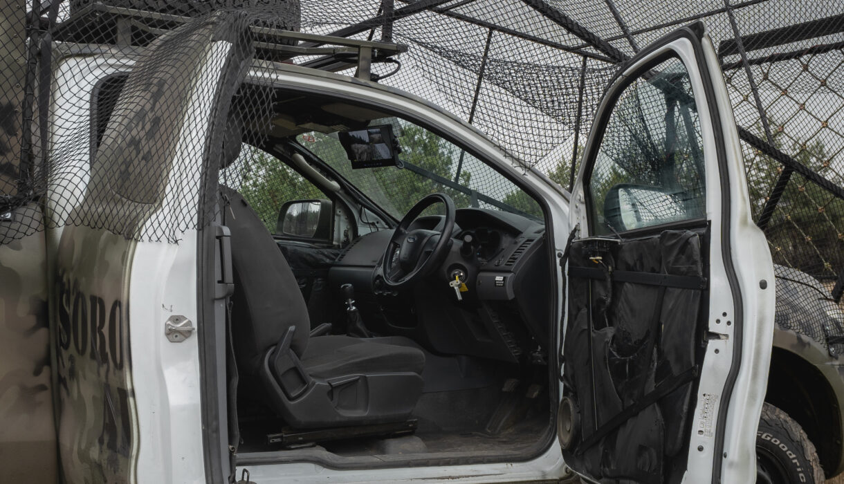 Ford Ranger doors open