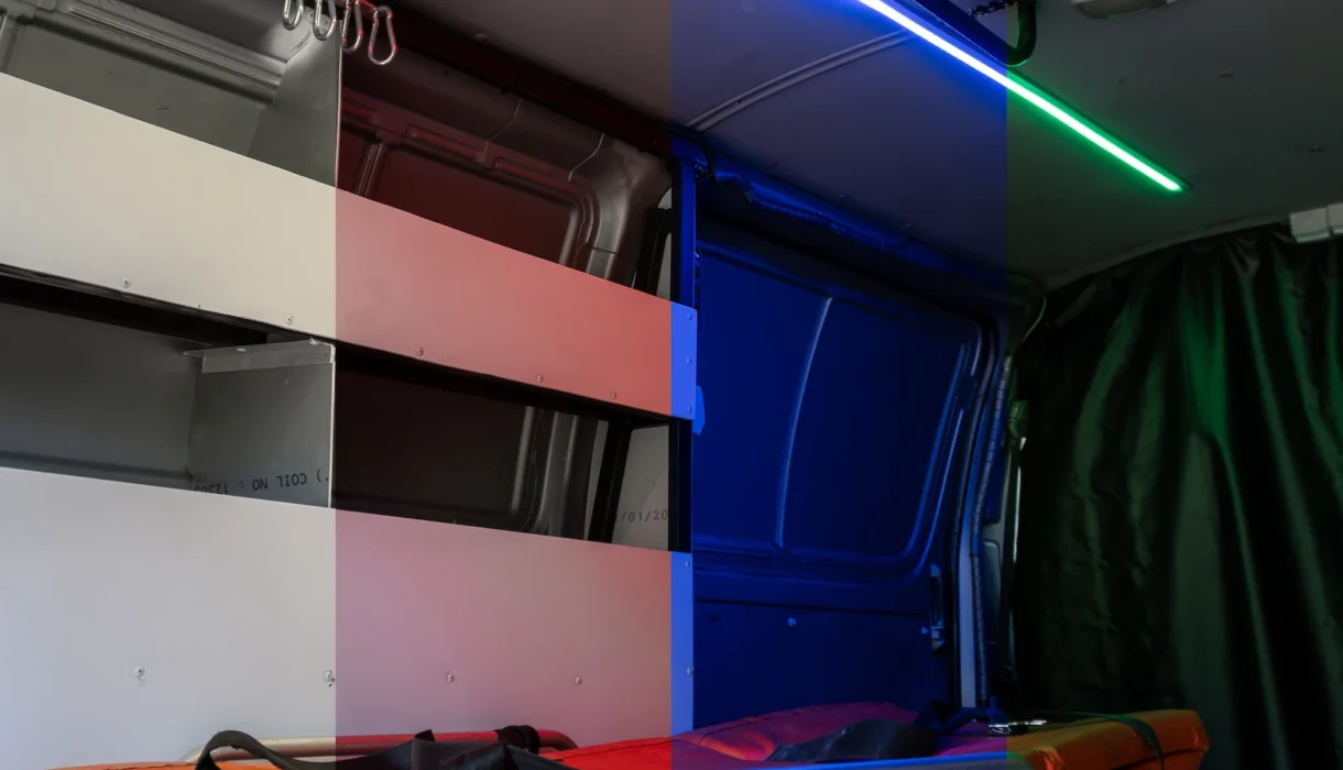 Toyota Hiace lights